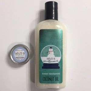Perfectly Posh Snowed In coconut oil & lip scrub